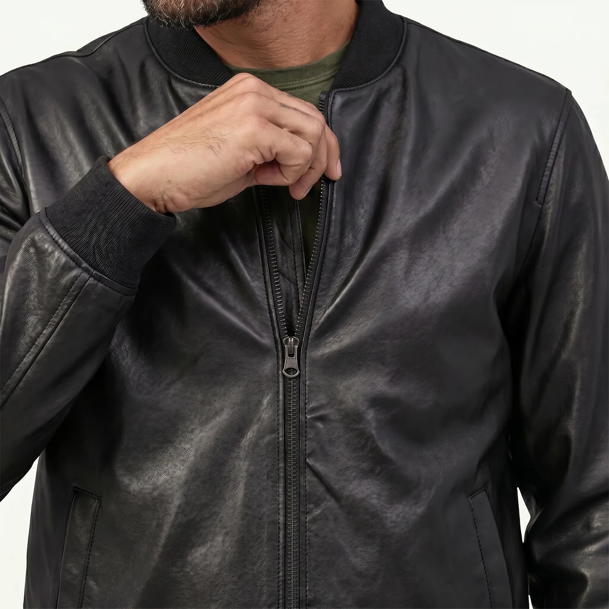 ® Aegisnia Core P4 Leather Bomber