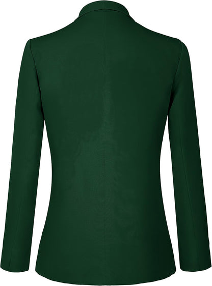 Women's Professional Open Front Blazer Jacket for Office Wear